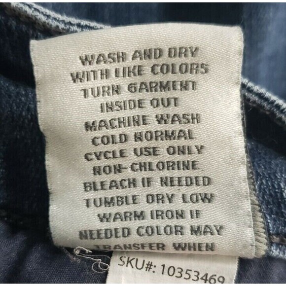 Torrid Jeans Size 16R Girlfriend Stretch Denim Wash Medium Rise Rolled Ankle - Picture 10 of 11